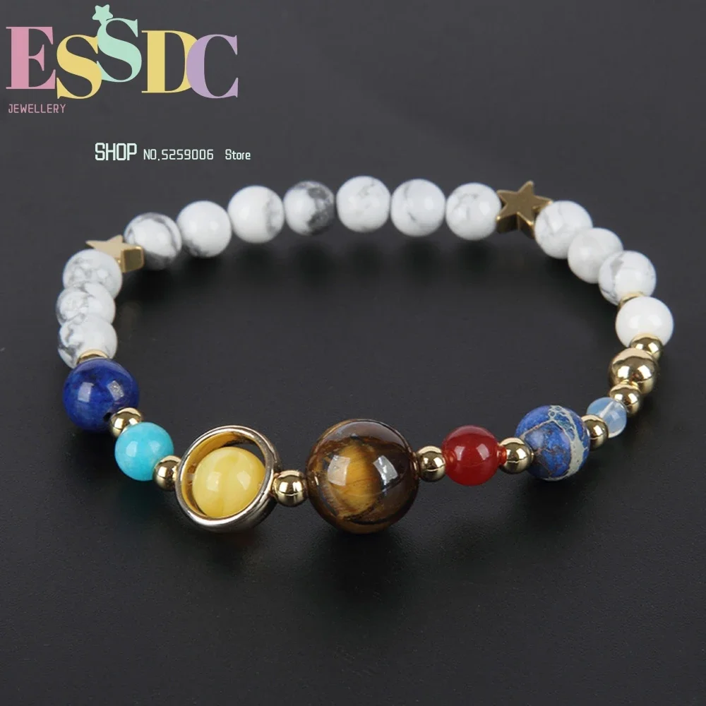 Ethnic Fashion Way - 우주 은하수 여덟 행성 화이트 그레인