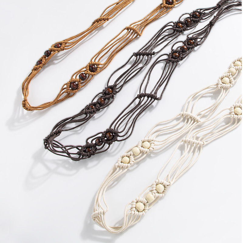 Ethnic Boho Fashion - 세련된 보헤미안 스타일의 꽃무늬 매듭 나무