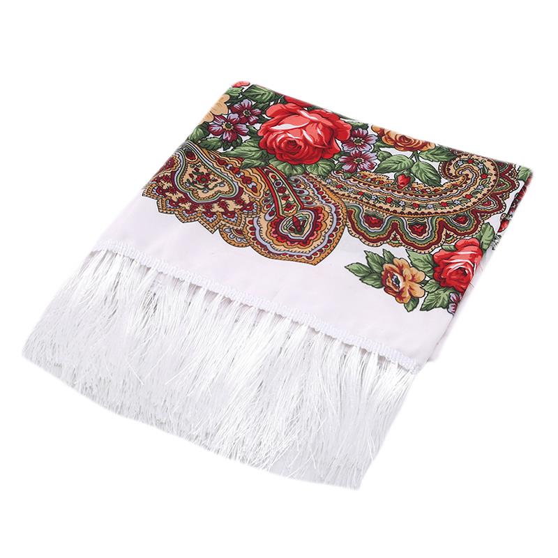 레트로 프린트 스카프 보호 목도리, 따뜻한 면, 러시아 - Ethnic Boho Fashion 리뷰 및 가격