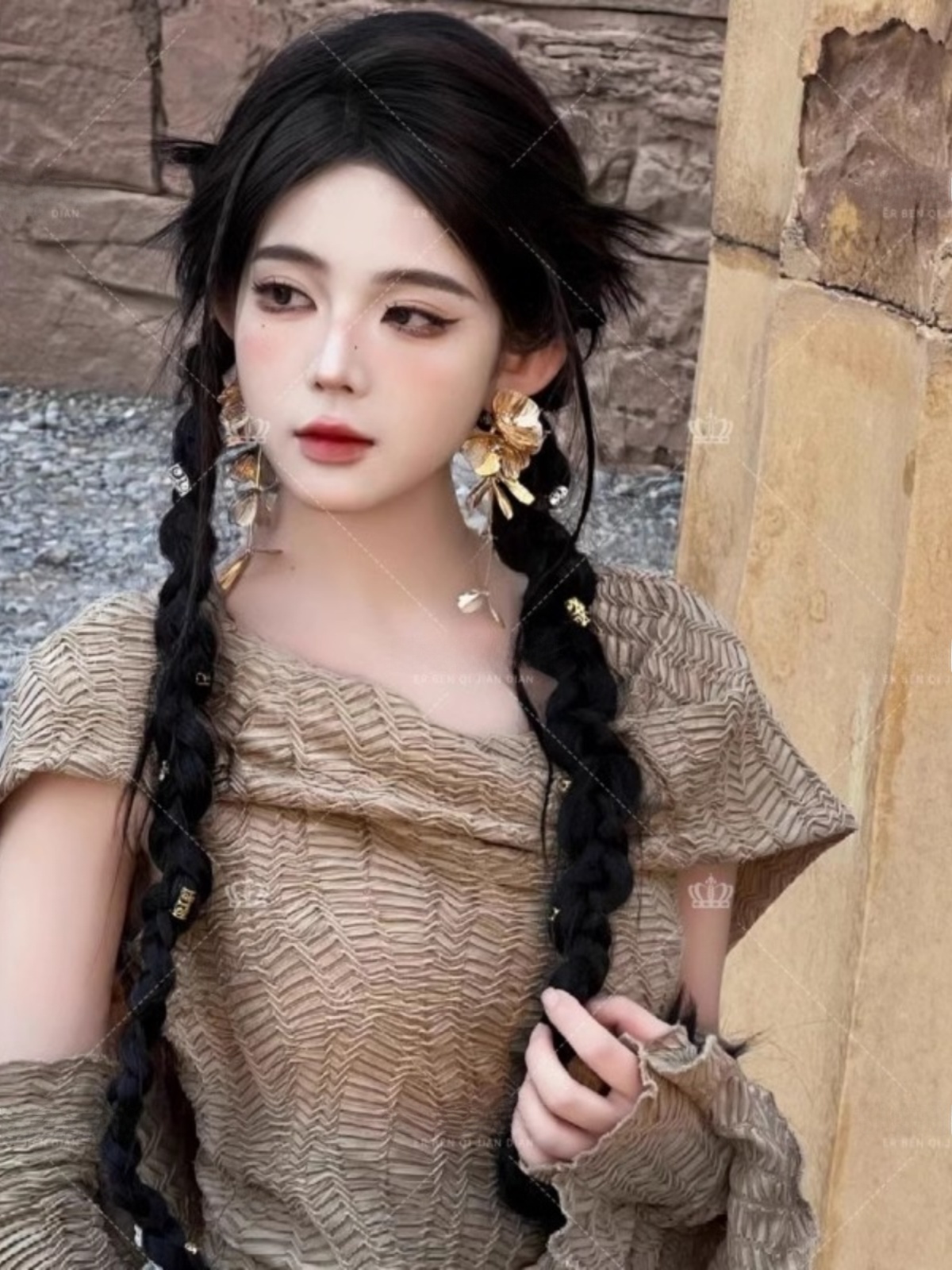 사막 테마 롱 드레스 여성 패션 에스닉 스타일 여행 촬 - Ethnic Fashion Dress 리뷰 및 가격