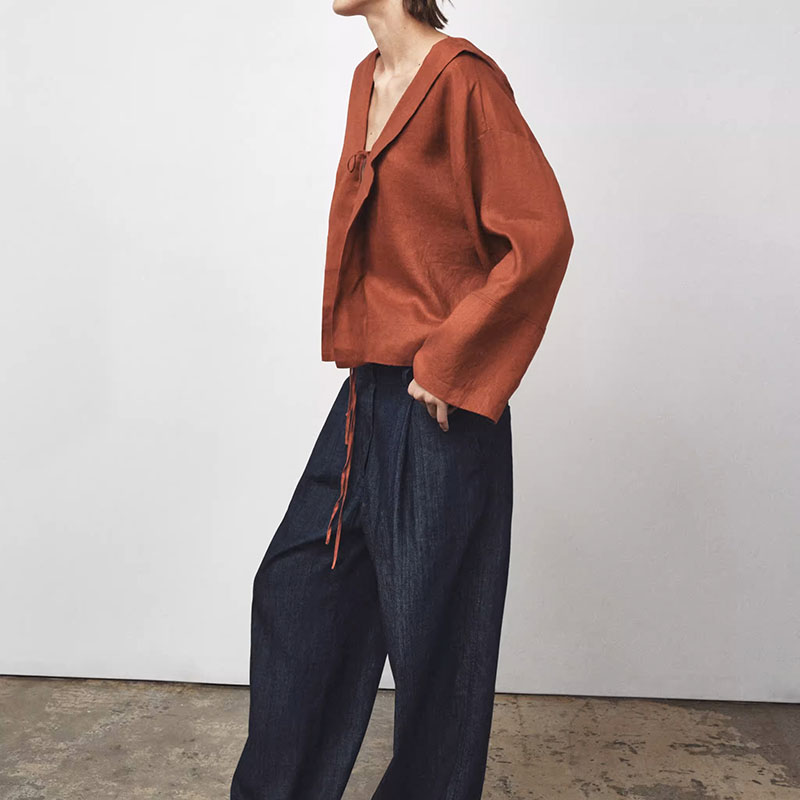 신상품 캐주얼 루즈핏 V넥 투웨이 여성 셔츠 2025  - Ethnic Fashion Way 리뷰 및 가격