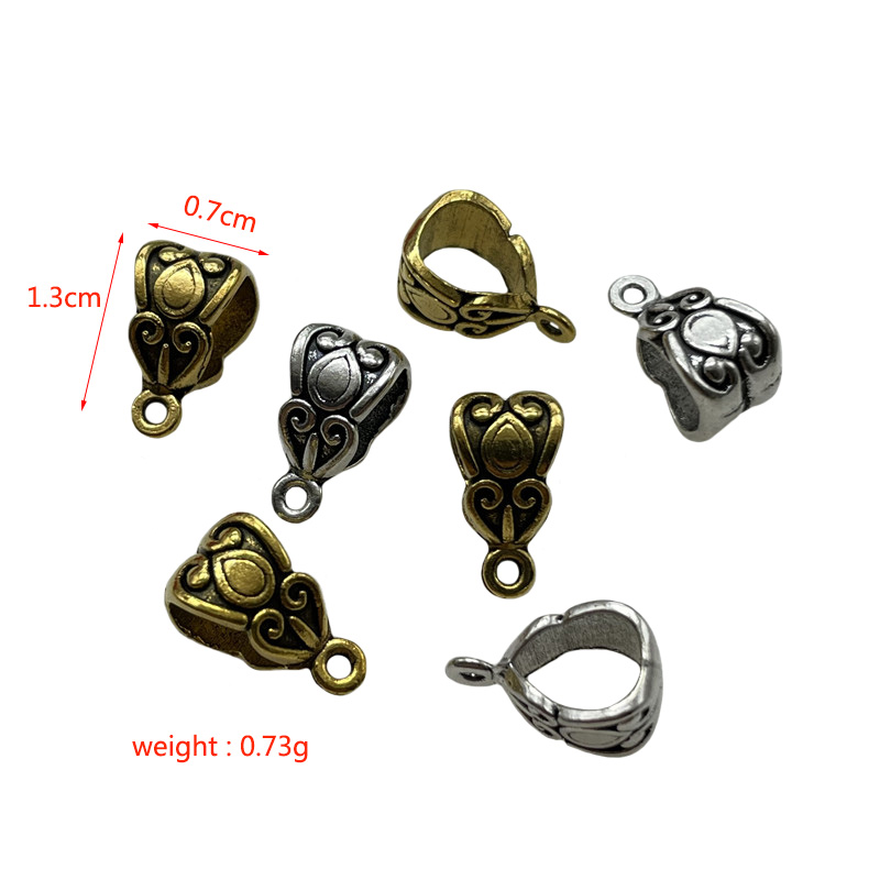 25pcs 7*13mm 2 색 레트로 스타일 목걸이 팔 - Ethnic Fashion Way 리뷰 및 가격